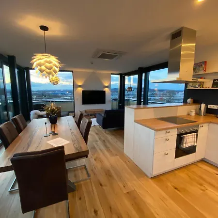 Апартаменты Erba Insel 140Qm Penthouse Бамберг Экстерьер фото